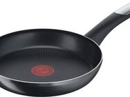 Tefal Bratpfanne Hard Titanium Essential, Aluminium (1-tlg), Titanium Antihaftversiegelung, Thermo-Signal, Gas+Elektro+Glaskeramik)