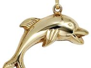 JOBO Kettenanhänger Anhänger Delfin, 333 Gold
