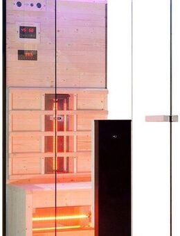 Sanotechnik Infrarotkabine Billund 1, BxTxH: 80 x 110 x 190 cm, mit Farblichttherapie, MP3 Player (inkl. Bluetooth), 2x Lautsprecher