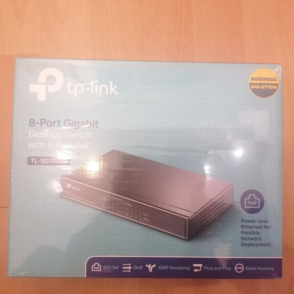TL-SG1008P tp-Link Gigabit-Switsh 8/4-Port PoE neu OVP - Hamburg Wandsbek