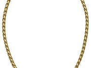 JOBO Kette ohne Anhänger gedreht, Edelstahl goldfarben 47 cm