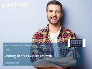 Leitung der Produktion (m/w/d) - Weihenzell