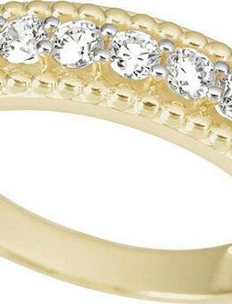 Firetti Fingerring Schmuck Geschenk Gold 333 Damenring Goldring Fantasie bicolor, mit Zirkonia (synth)