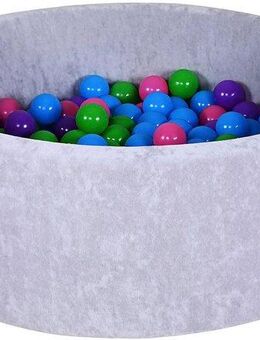 Knorrtoys® Bällebad Soft, Grey, mit 300 Bällen softcolor