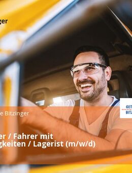 LKW-Fahrer / Fahrer mit Lagertätigkeiten / Lagerist (m/w/d) - Ipsheim