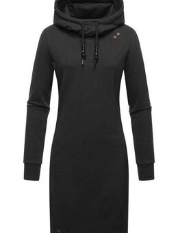 Ragwear Sweatkleid Sabreen Langärmliges Baumwoll Kleid mit Kapuze
