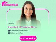 Consultant - IT Vendor and Governance Management (m/f/x) - Mülheim (Ruhr)