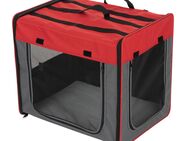 Transporthütte First Class Basic - B 46 x T 61 x H 53,5 cm, rot/grau (Größe M)
