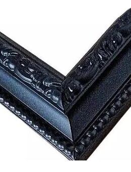 Leerrahmen Bilderrahmen-Holz-Barock-Sondermaße-alle Größen möglich 933 Schwarz - Holzminden