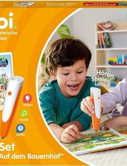 Ravensburger Spiel tiptoi® Starter-Set: Stift und Bauernhof-Buch, Made in Europe