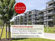 4-Zimmer-Wohnung in Wangen im Allgäu »ETW am Argenbogen, Haus 3« - Gartenanteil - Wangen (Allgäu)