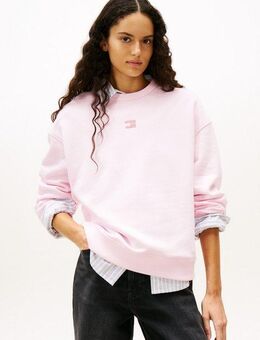 Tommy Jeans Sweatshirt Sweatshirt TJW BXY BADGE mit Dropshoulder-Design und Frontlogo