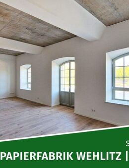 ERSTBEZUG sanierte Papierfabrik | Maisonette mit Dachterrasse und Balkon am Wasser, 2 Bädern u.v.m. - Schkeuditz