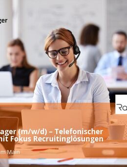 Sales Manager (m/w/d) – Telefonischer Vertrieb mit Fokus Recruitinglösungen - Frankfurt (Main)