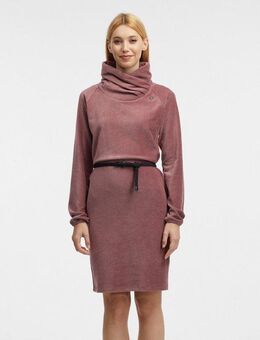 Ragwear Sweatkleid BELITA (2-tlg., mit abnehmbarem Gürtel) gerippte Cord Optik