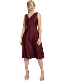 Vera Mont Cocktailkleid Vera Mont Damen Cocktailkleid mit Wasserfallausschnitt Form