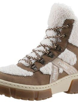 Rieker Winterboots, Schnürboots, Snowboots, Profilsohle, mit Innenreißverschluss