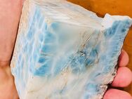 Riesiger 740 gr Larimar Brocken tolle blaue Qualität Pektolith - Köln