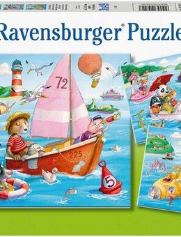 Ravensburger Puzzle 3x49, Auf dem Wasser, 147 Puzzleteile, Made in Europe