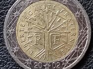 2 EURO MÜNZE FRANKREICH 2002 FEHLPRÄGUNG - Illschwang