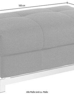 COTTA Hocker Chef, mit edlen Metallkufen