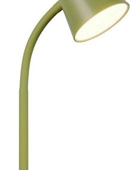 Reality Leuchten LED Tischleuchte PONGO, LED Tischleuchte m. Kippschalter, 4,5W 500 Lumen 3000K warmweiß, Ein-/Ausschalter, LED fest integriert, Warmweiß, flexibel verstellbare Leselampe, Schreibtischlampe Höhe 36cm