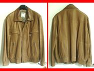 ❗neuw. hellbraune Herren Blouson-Lederjacke Gr. 58 v. Gino Ginera - Dassel