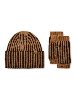 UGG Strickmütze Chunky Plaited Set (Set, 2-St) Strickmütze mit Handstulpen im Set
