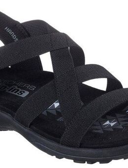 Skechers REGGAE SLIM-STRETCH FLEX Sandale Flats, Trekking Sandale mit Slip-ins Funktion