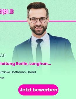 Filialleitung (m/w/d) Berlin, Langhansstraße - Berlin