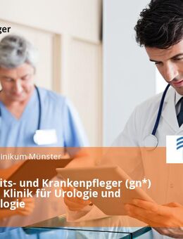 Gesundheits- und Krankenpfleger (gn*) Ambulanz Klinik für Urologie und Kinderurologie - Münster