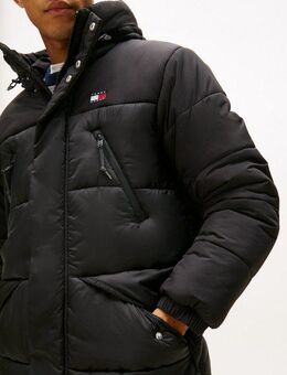 Tommy Jeans Steppmantel FABRIC MIXED PARKA Regular fit mit Kapuze