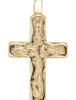 JOBO Kreuzanhänger Anhänger Kreuz, 585 Gold