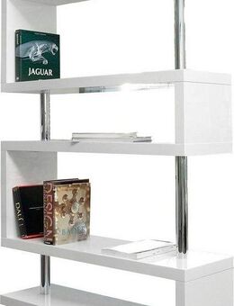 SalesFever Raumteilerregal Levanto Regal mit Stil, 2-in-1 Raumteiler: Stilvolles Regal mit Hochglanzoberfläche