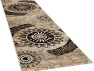 Paco Home Läufer Tibesti 447, rechteckig, Höhe: 15 mm, Kurzflor Teppichläufer, gewebt, Ornamente in dezenten Farbtönen