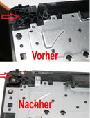 Warum Scharniere bei Notebooks aus- oder abbrechen in 36041