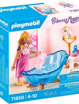 Playmobil® Badezimmer für Prinzessin (71850), Playmobil Princess Magic Konstruktions-Spielset, (16 St)