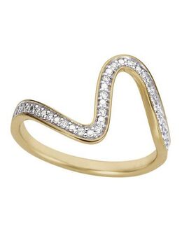 Firetti Diamantring Schmuck Geschenk Gold 333 Damenring Goldring Diamant, mit Brillanten