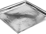 Fink Tablett NAGANO, Edelstahl, (1-tlg), Dekotablett, Dekoaccessoires, silberfarben