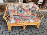 Sofa, Rattansofa Zweisitzer Gartenmöbel H85xL145xT50cm. - Owingen