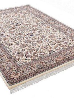 THEKO Orientteppich Benares Isfahan, rechteckig, Höhe: 12 mm, reine Wolle, handgeknüpft, mit Fransen