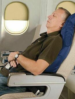 1st Class Sleeper aufblasbares Reisekissen Kissen Business Büro Bus Zug Flugzeug - Singen (Hohentwiel) Zentrum