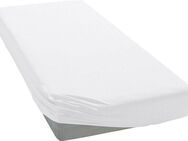 Janine Spannbettlaken MAKO-FEINJERSEY 5007, Mako-Jersey, Gummizug: rundum, (1 Stück), aus 100% Baumwolle, für Matratzen bis 26 cm Höhe