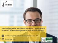 Kaufmännische Sachbearbeiterin / Assistentin (m/w/d) Büromanagement und Buchhaltung - Rosengarten (Baden-Württemberg)