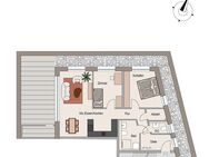 Whg. 11 - Sonnige 3.-Zi-Penthouse-Whg. großzügiger Dachterrasse (barrierefrei) - Neckarwestheim