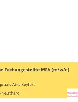 Medizinische Fachangestellte MFA (m/w/d) - Karlsdorf-Neuthard