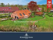 Kernsaniertes Landhaus mit zwei Wohnungen, Gartenanlage und Nebengebäude in ruhiger Lage! - Südbrookmerland