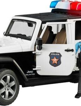 Bruder® Spielzeug-Auto Jeep Wrangler Rubicon Unlimited Polizei/Figur/L+S (02526)