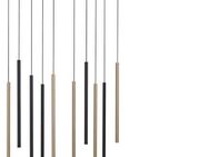 Paul Neuhaus Pendelleuchte FLUTE, LED fest integriert, Warmweiß