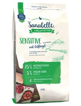 Sparpaket Sanabelle 2 x 2 kg - Sensitive mit Geflügel